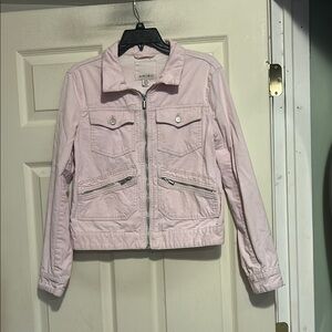 Amisu Corduroy Jacket Size 6 Pink